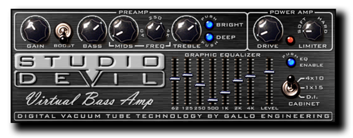 Studio Devil Virtual Bass Amp screenshot Studio Devil Virtual Bass Amp screenshot